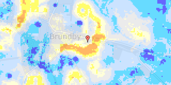 Ekstrem regn på Skolebakkevej 38