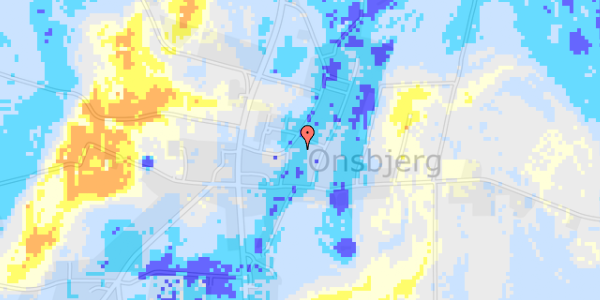 Ekstrem regn på Stadionsvej 6