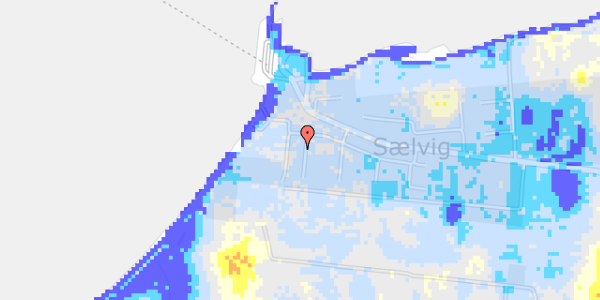 Ekstrem regn på Strandkrogen 43