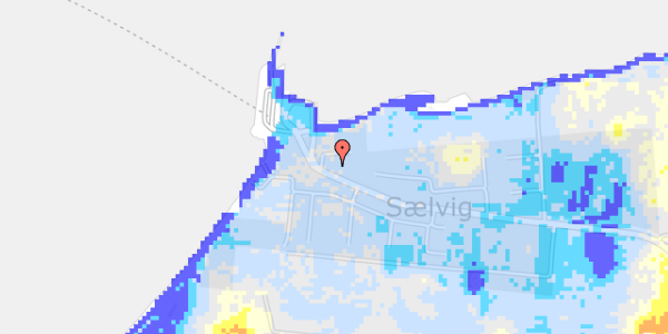 Ekstrem regn på Sælvig 38