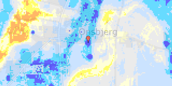 Ekstrem regn på Søndergade 26