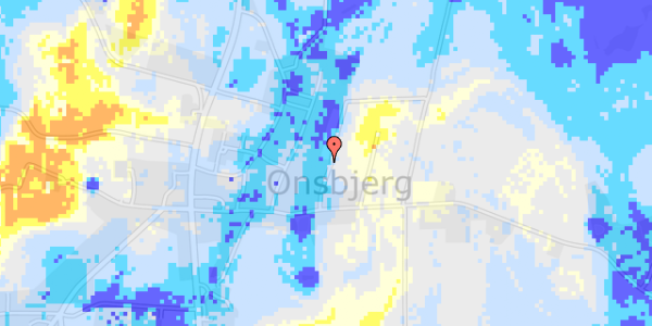 Ekstrem regn på Søndergade 37A