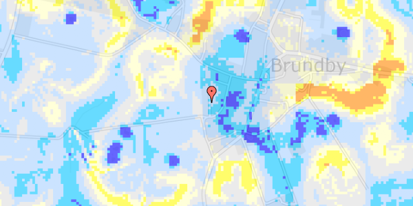 Ekstrem regn på Teglværksvej 22