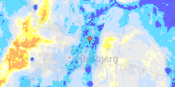 Ekstrem regn på Østervangen 21