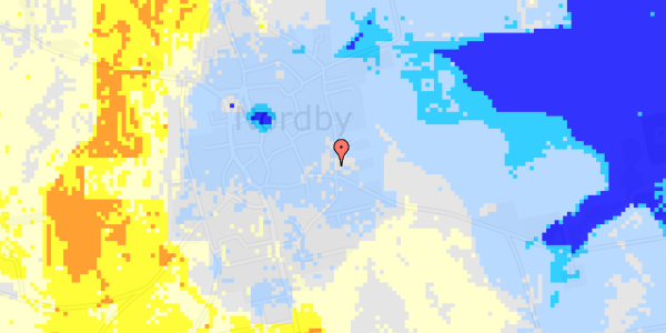 Ekstrem regn på Østre Ringvej 21