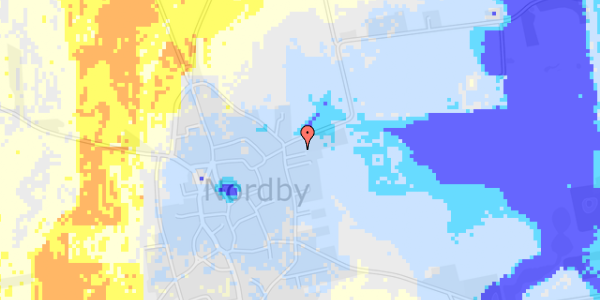 Ekstrem regn på Østre Ringvej 32