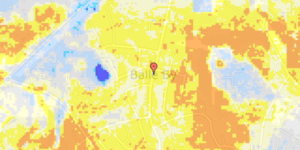 Ekstrem regn på Balle Kirkevej 51