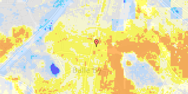 Ekstrem regn på Balle Kirkevej 92