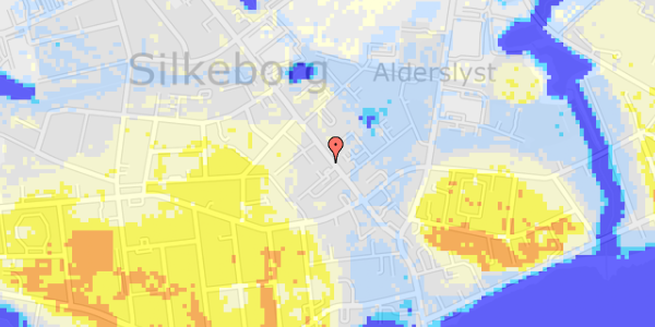 Ekstrem regn på Bomholts Gård 4, 2. th