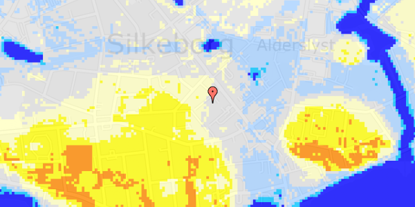 Ekstrem regn på Bomholts Plads 9, 1. 3