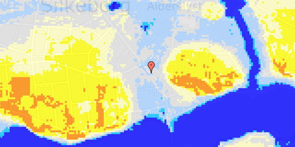 Ekstrem regn på Borgergade 29, 2. mf