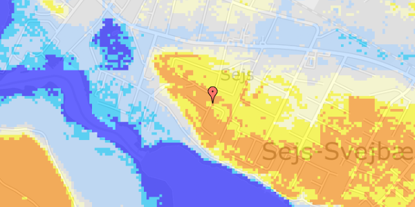 Ekstrem regn på Borresøvej 8