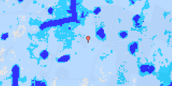 Ekstrem regn på Charlottenlundvej 23