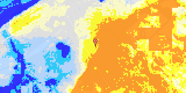 Ekstrem regn på Dybdal Skovvej 29