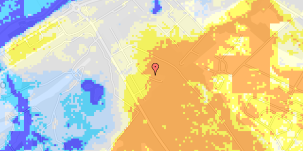 Ekstrem regn på Dybdal Skovvej 61