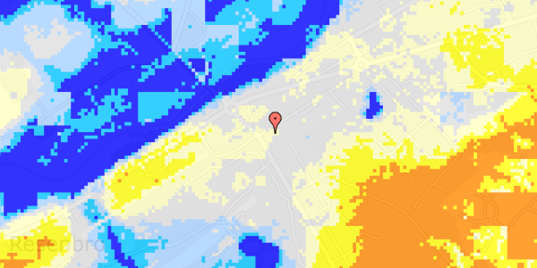 Ekstrem regn på Dybdalsvej 23