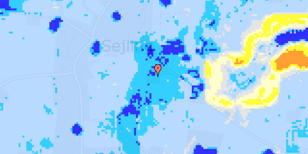 Ekstrem regn på Ebstrupvej 26