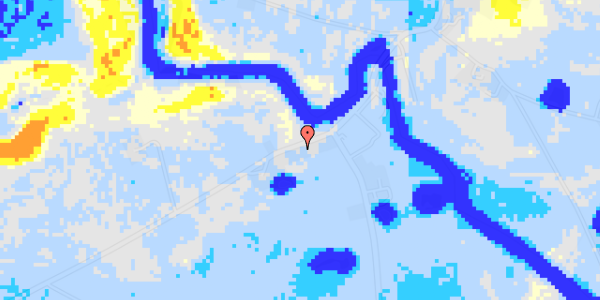 Ekstrem regn på Ebstrupvej 50