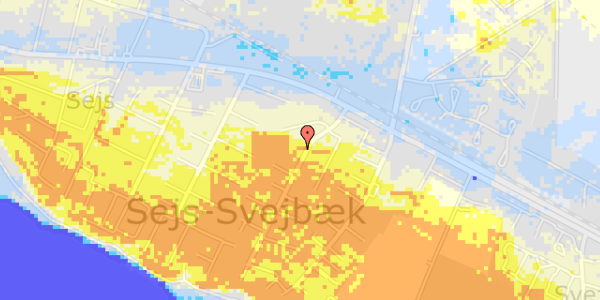 Ekstrem regn på Enebærvej 8