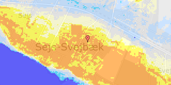 Ekstrem regn på Enebærvej 13B