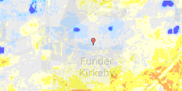 Ekstrem regn på Funder Kirkevej 22