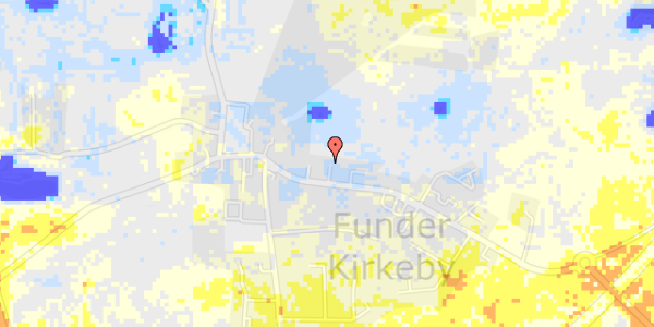 Ekstrem regn på Funder Kirkevej 34