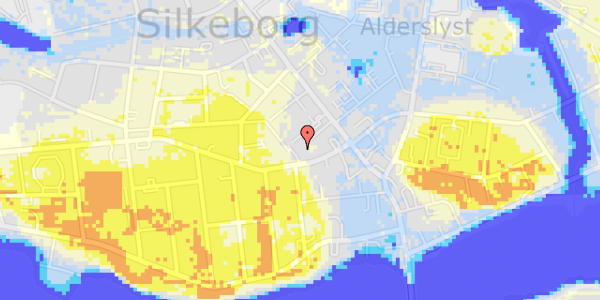 Ekstrem regn på Guldbergsgade 12C