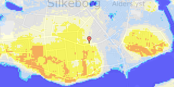 Ekstrem regn på Guldbergsgade 18E