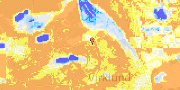 Ekstrem regn på Gunilshøjvej 51