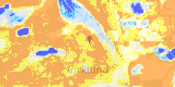 Ekstrem regn på Gunilshøjvej 56