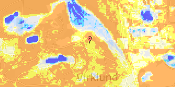 Ekstrem regn på Gunilshøjvej 90