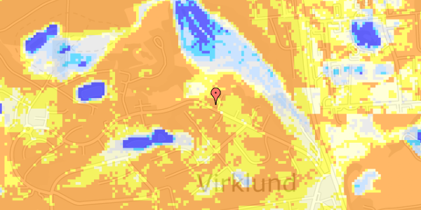 Ekstrem regn på Gunilshøjvej 102