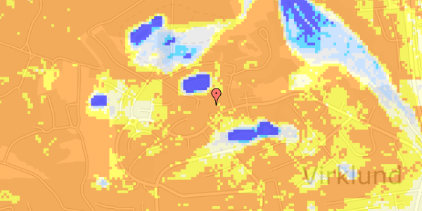 Ekstrem regn på Gunilshøjvej 196