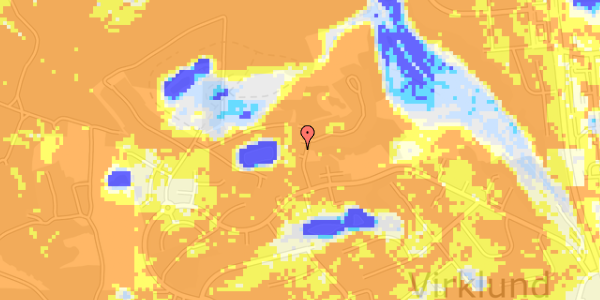 Ekstrem regn på Gunilslund 43