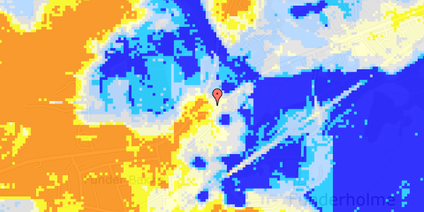 Ekstrem regn på Herningvej 116