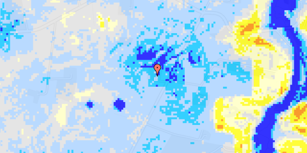 Ekstrem regn på Høgdalvej 21