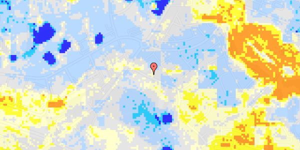 Ekstrem regn på Karlskronavej 56