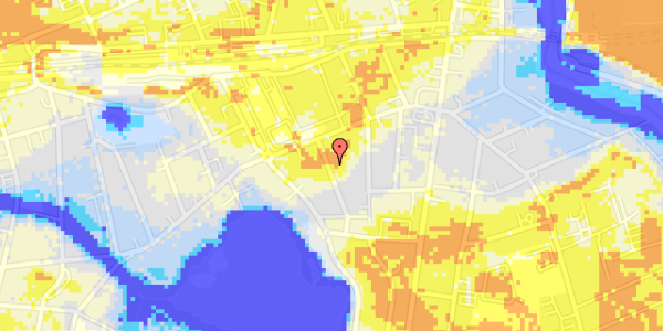 Ekstrem regn på Klüwersgade 9