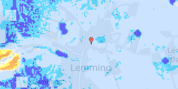 Ekstrem regn på Lemming Bygade 32