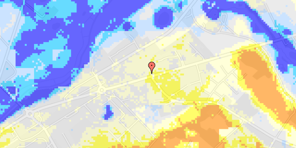 Ekstrem regn på Møllegårdsvej 19