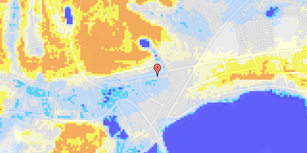 Ekstrem regn på Nylandsvej 125