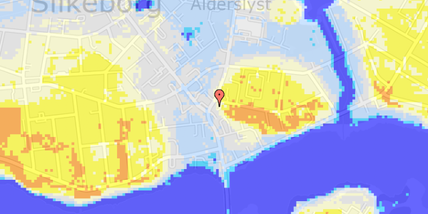 Ekstrem regn på Nørretorv 8B