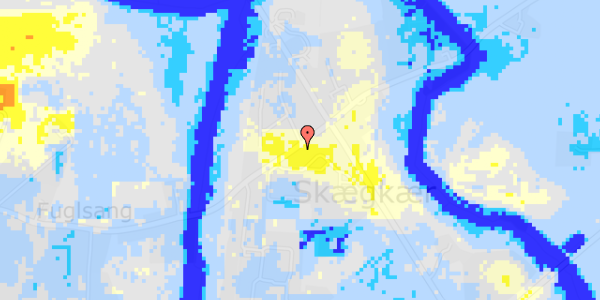 Ekstrem regn på Sindingvej 9