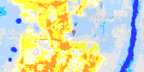 Ekstrem regn på Sindingvej 59