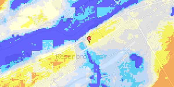 Ekstrem regn på Skærbækvej 23H