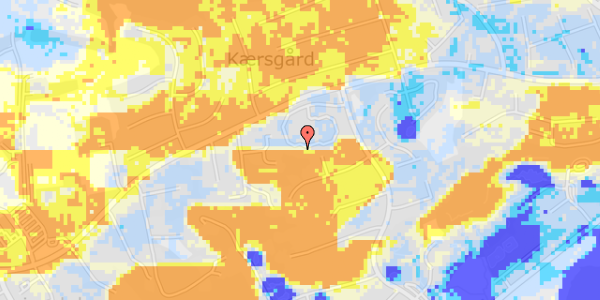 Ekstrem regn på Udgårdstoften 18