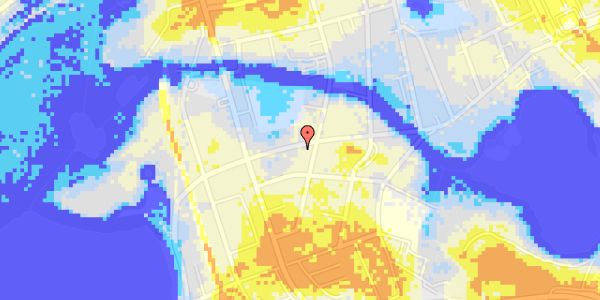 Ekstrem regn på Vestre Allé 29