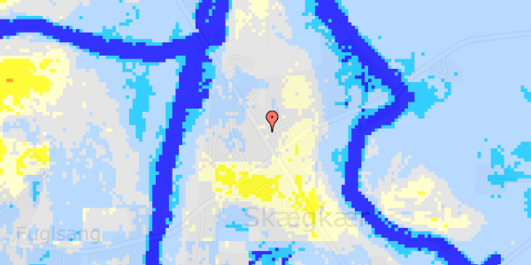 Ekstrem regn på Viborgvej 92