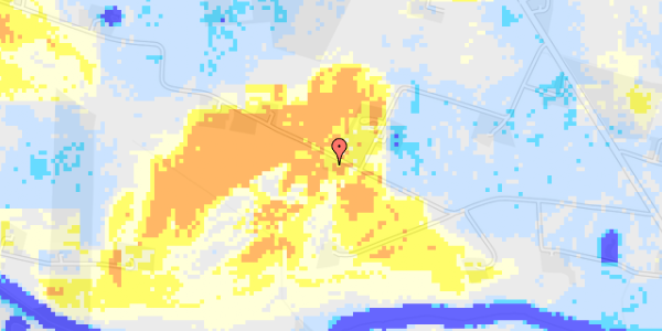 Ekstrem regn på Viborgvej 121