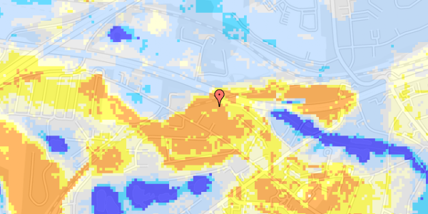 Ekstrem regn på Banetoften 6